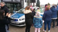 Policjanci na spotkaniu z dziećmi w Rusinowicach